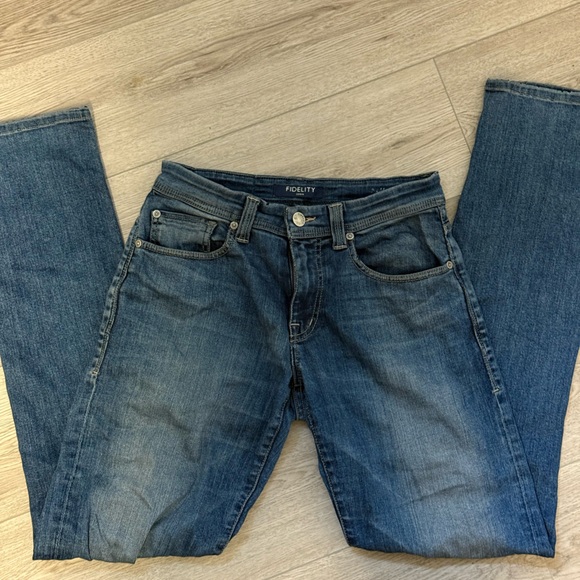 Fidelity Men’s Denim “Jimmy” in Satori Blue Sz.30 - Picture 7 of 9